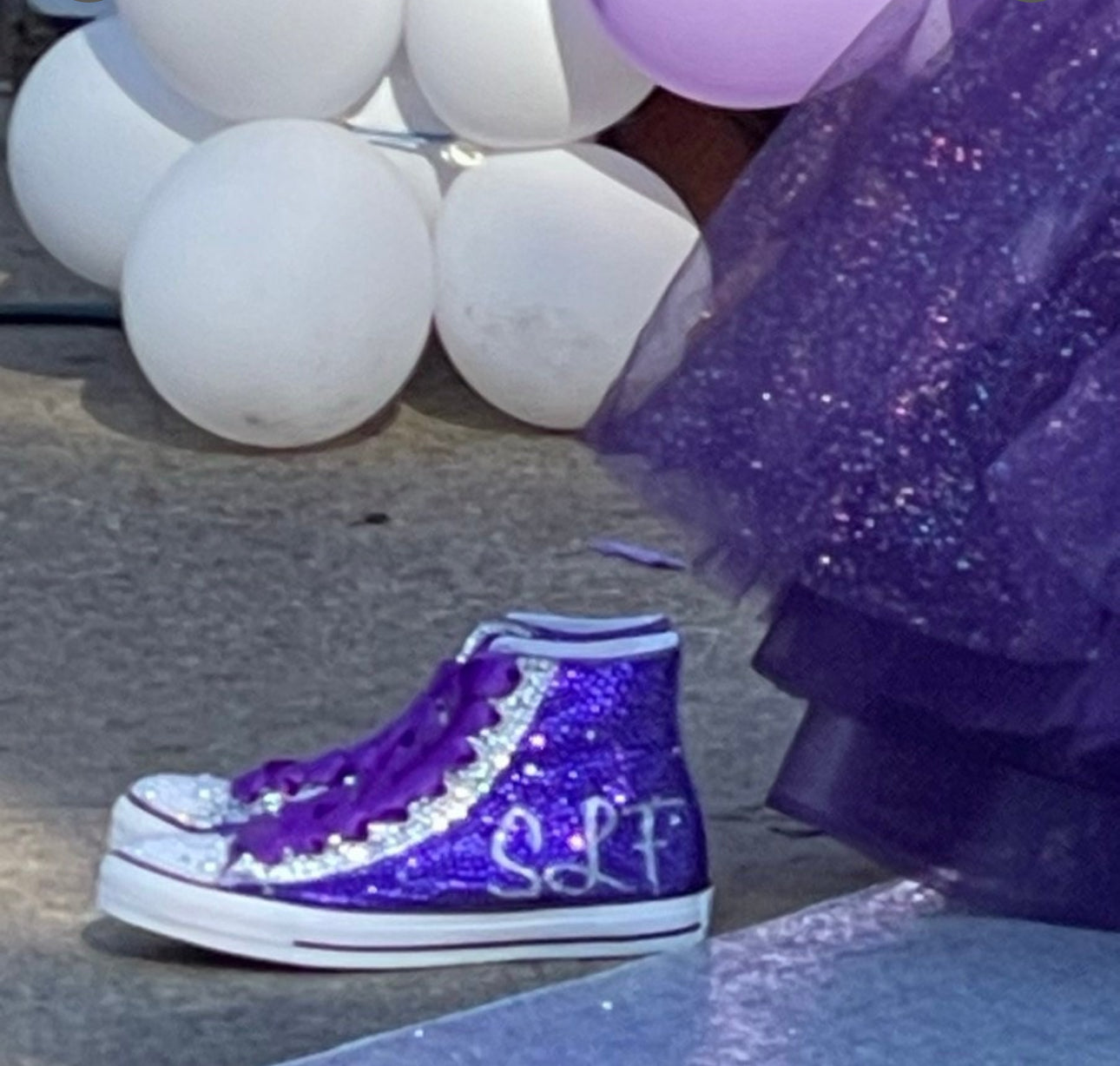 High Top Bling Converse